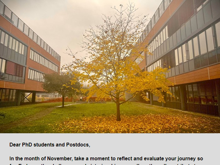 Newsletter for PhD students and Postdocs of the Faculty of Science MU 11/2024 CZ