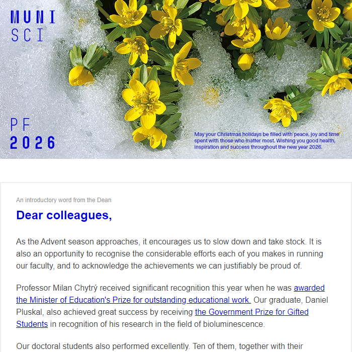 Newsletter for employees