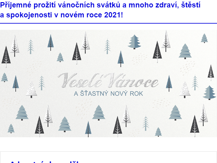 SCI Newsletter pro zaměstnance