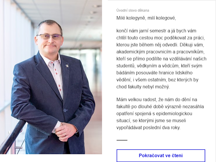 Newsletter pro zaměstnance