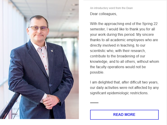 Newsletter for employees