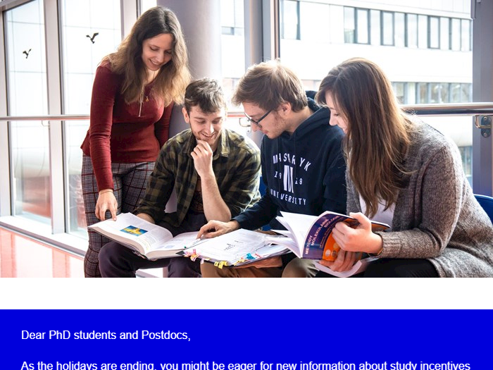 Newsletter for PhD students and Postdocs of the Faculty of Science MU 9/2022